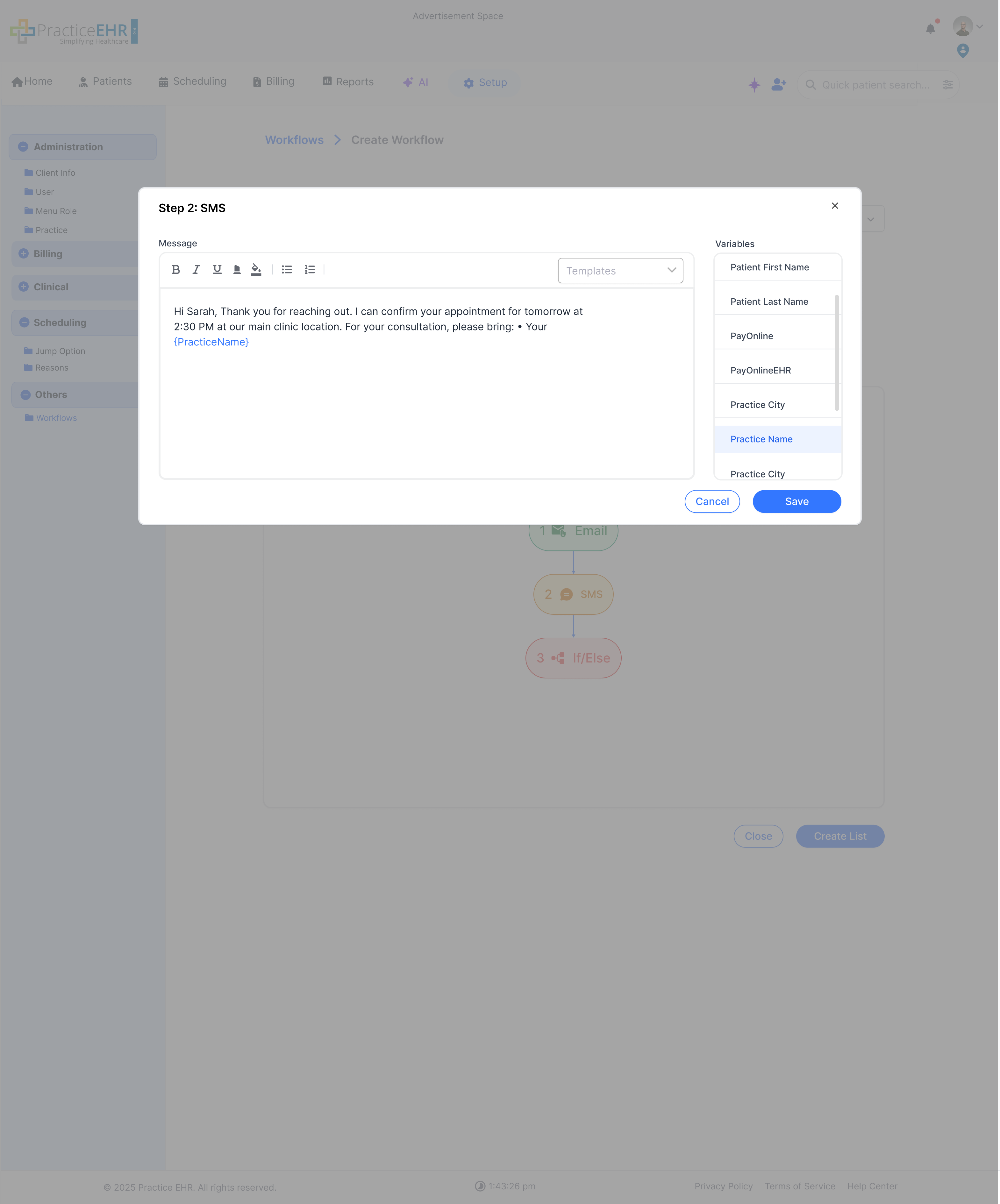 Trigger detail screen 5