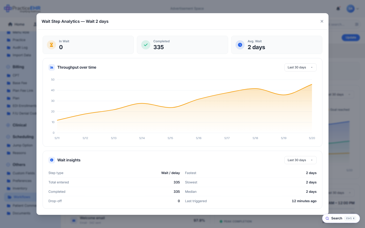 If/Else step analytics (live mockup)