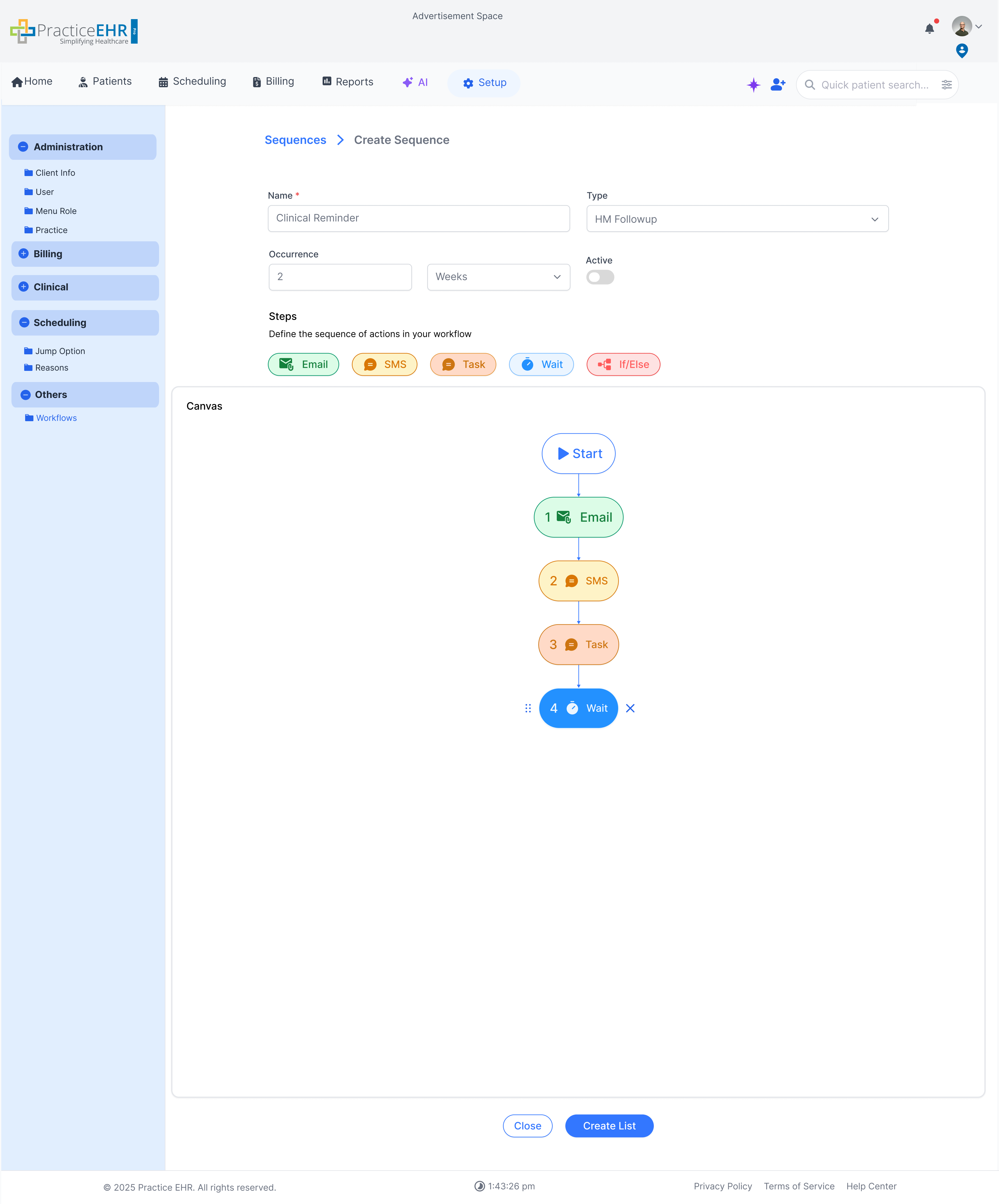 Sequences add patients
