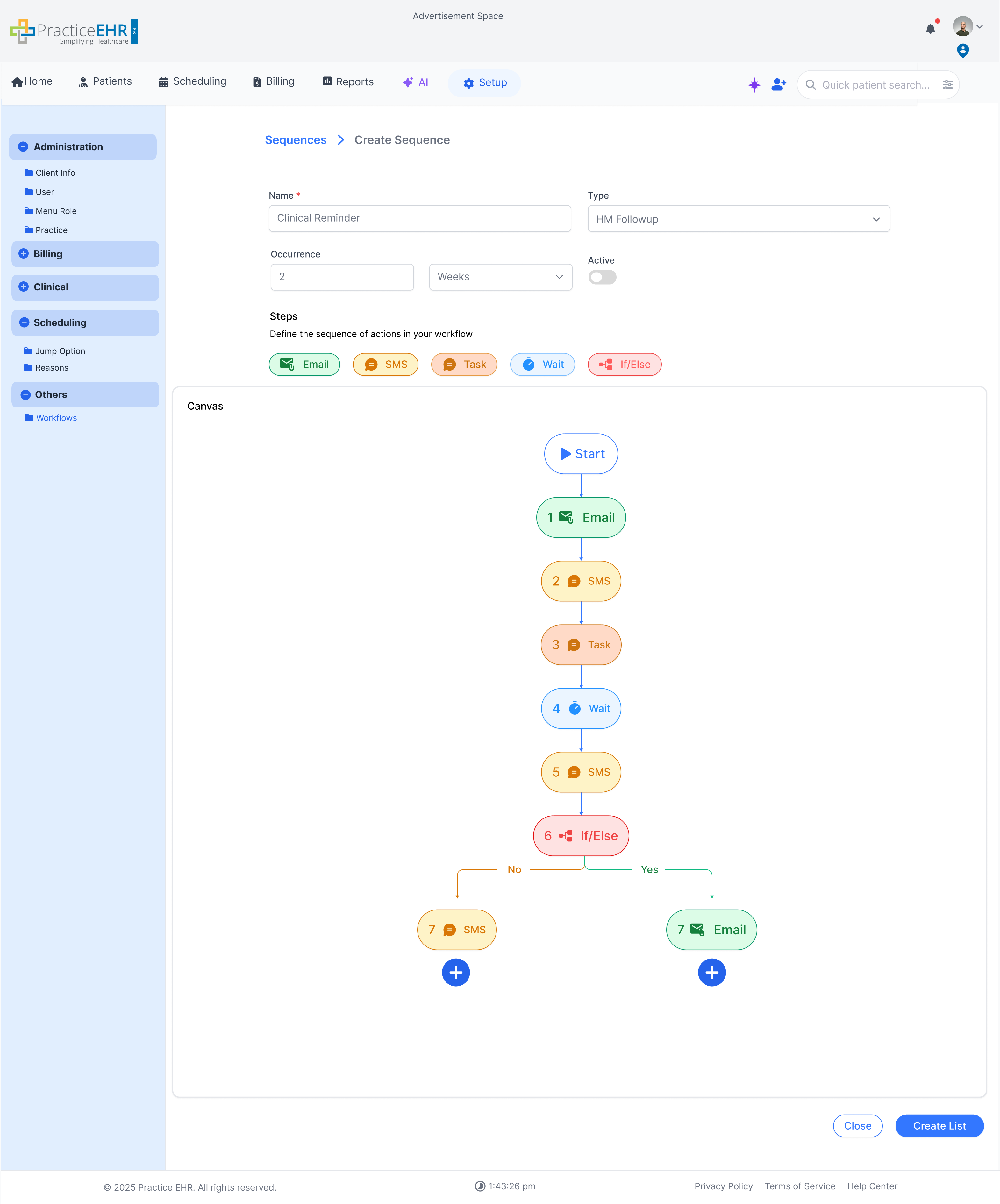 Sequences add patients