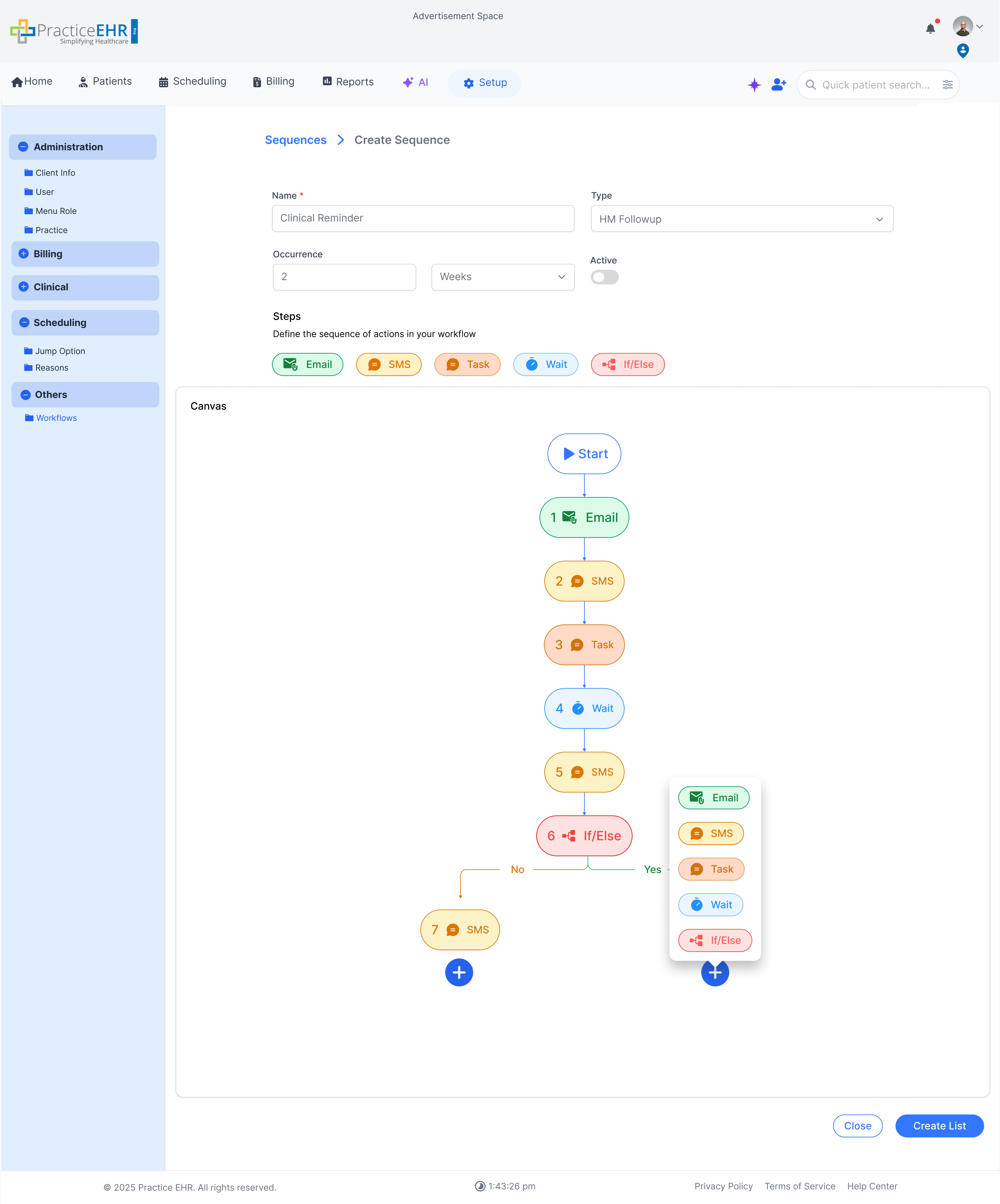 Sequences add patients
