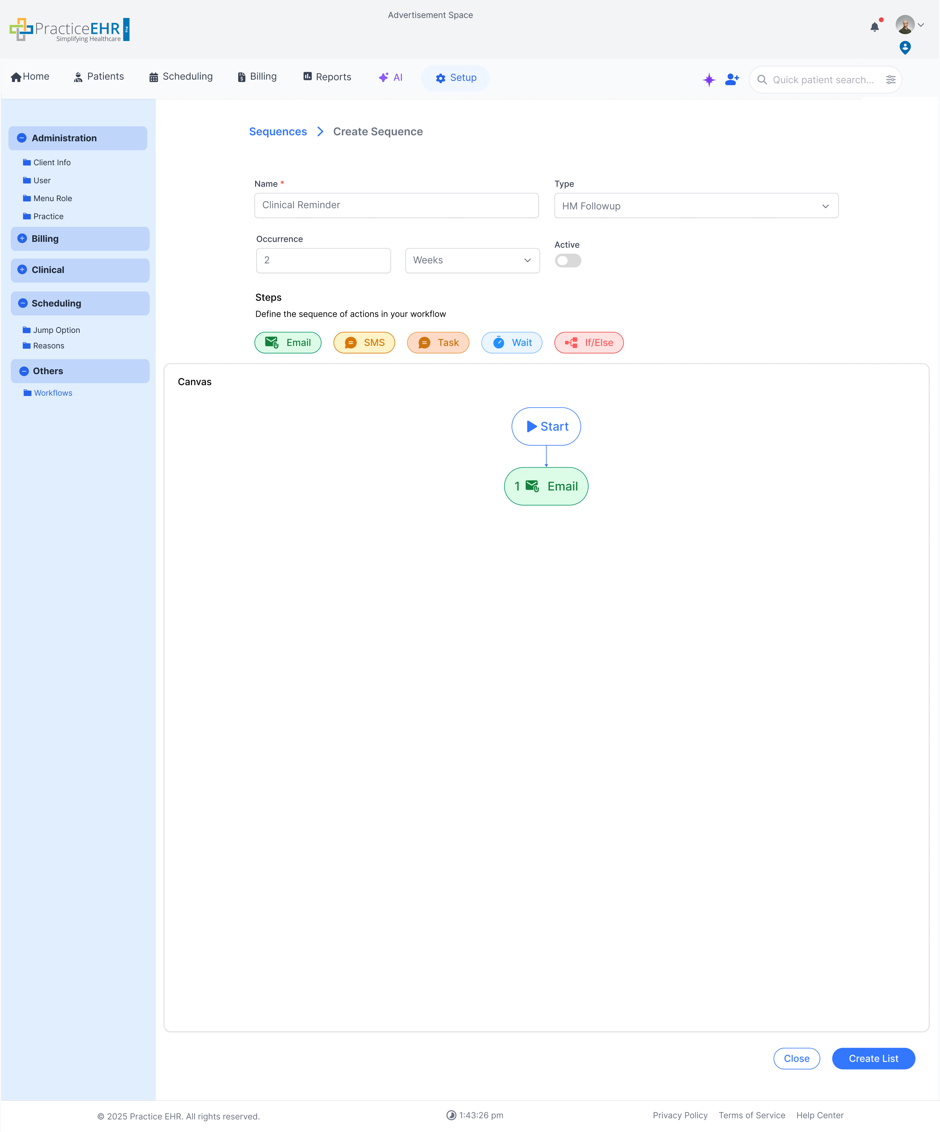 Sequences add patients