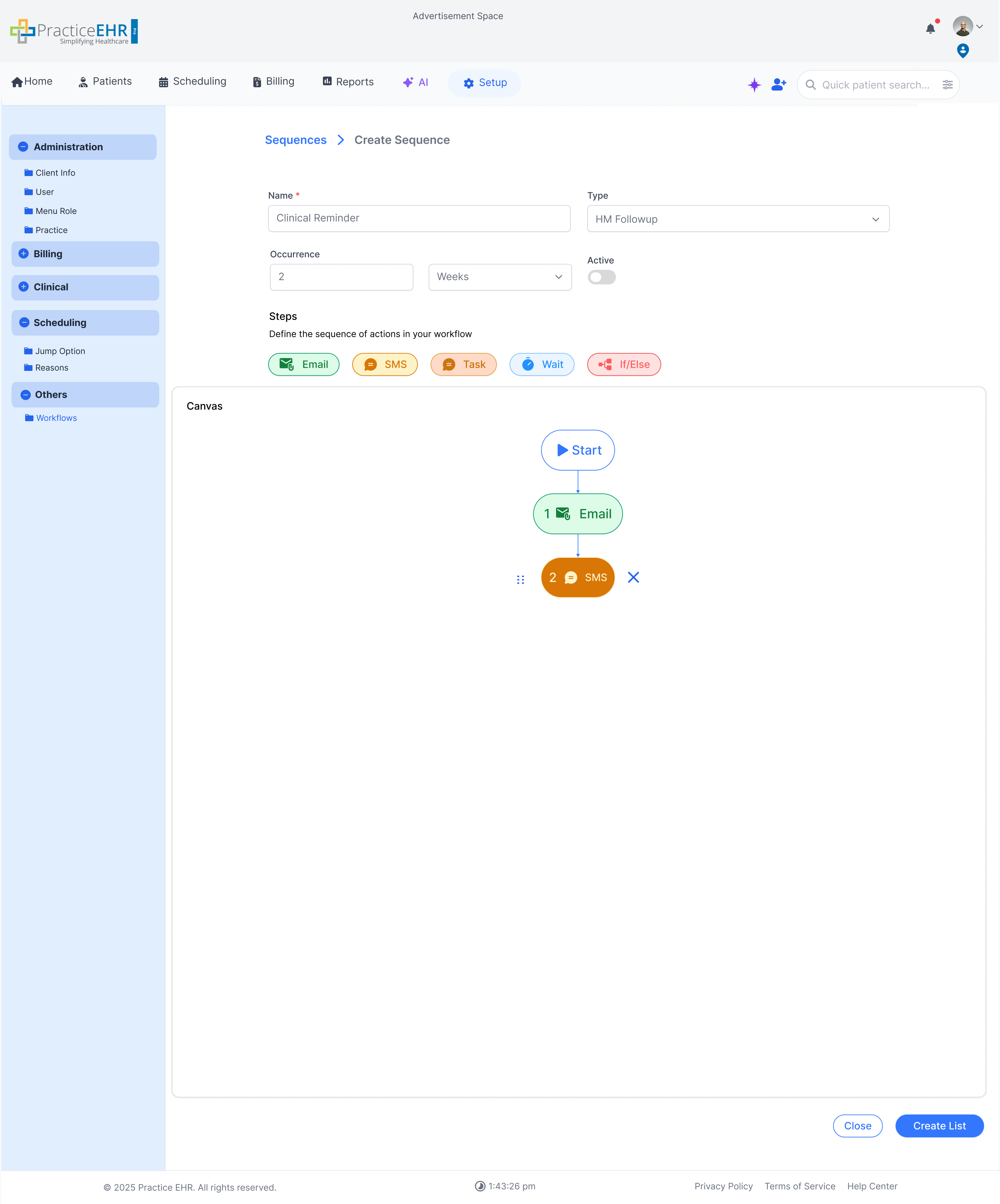Sequences add patients