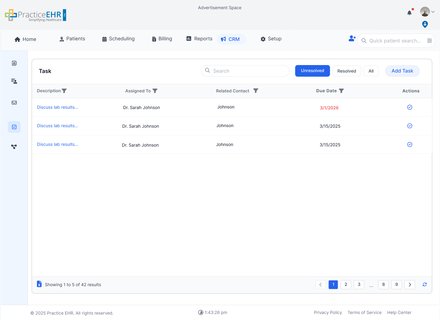 Tasks Grid