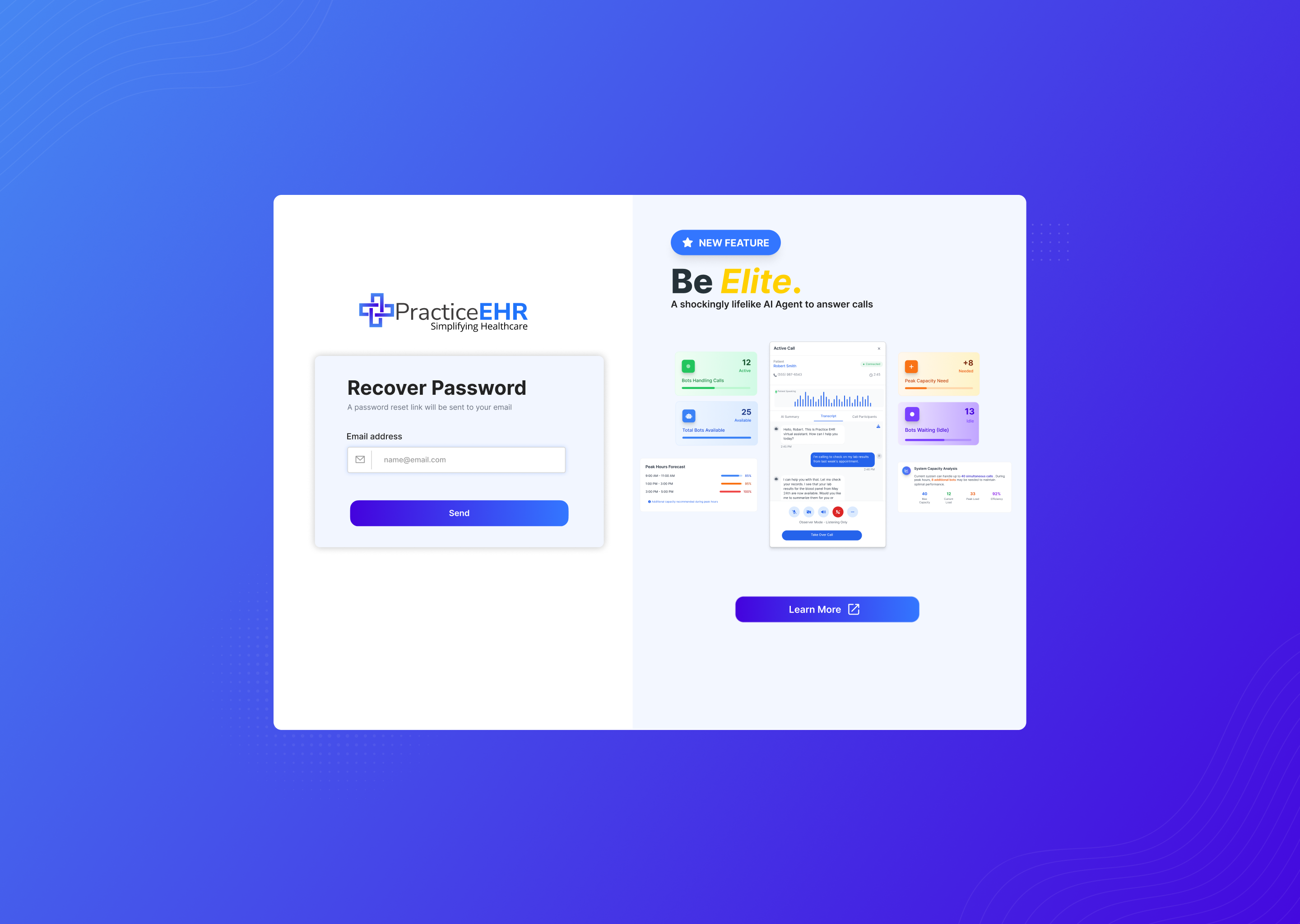 Forget password screen 1