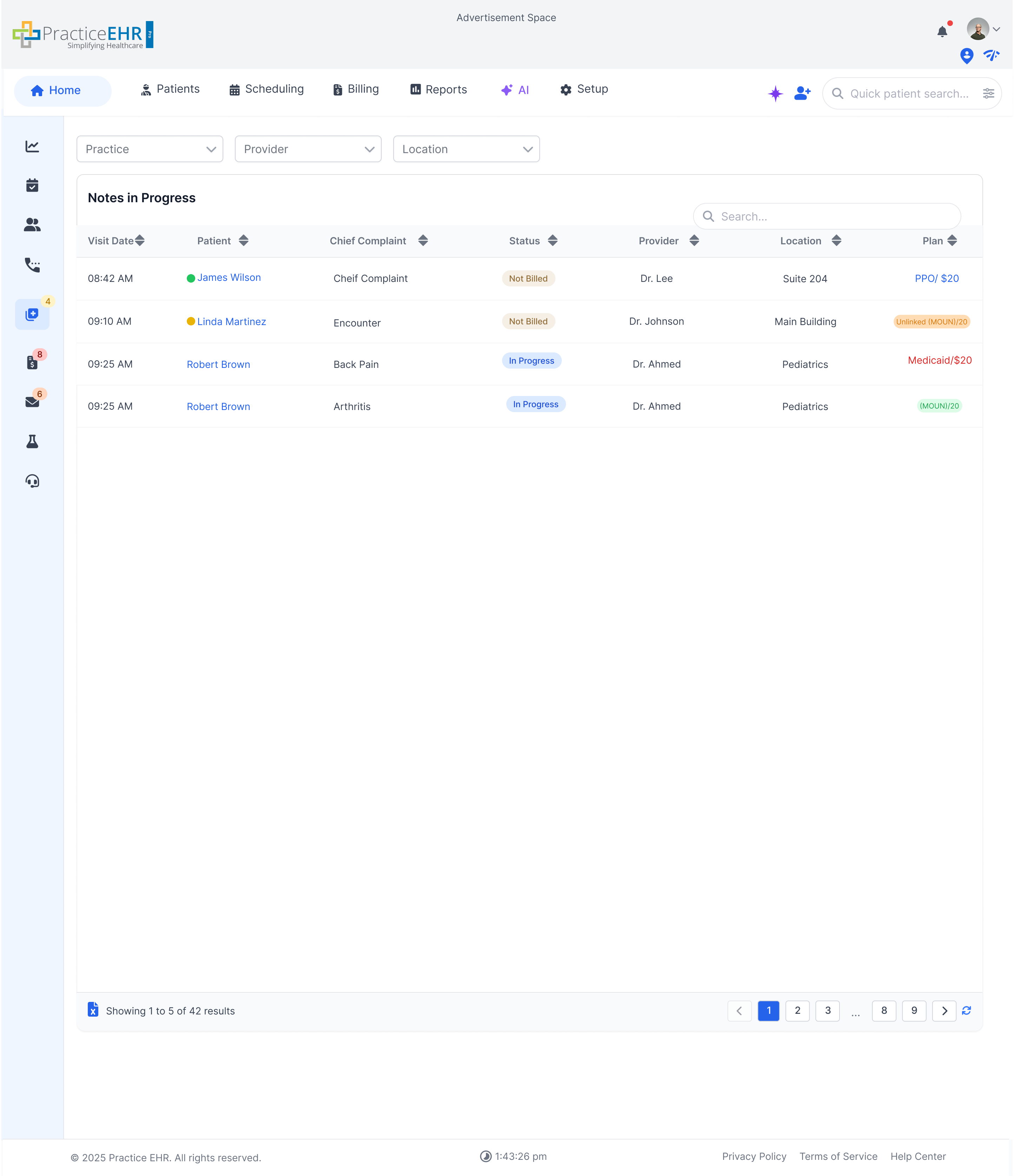 Notes In Progress (Multi Practice)