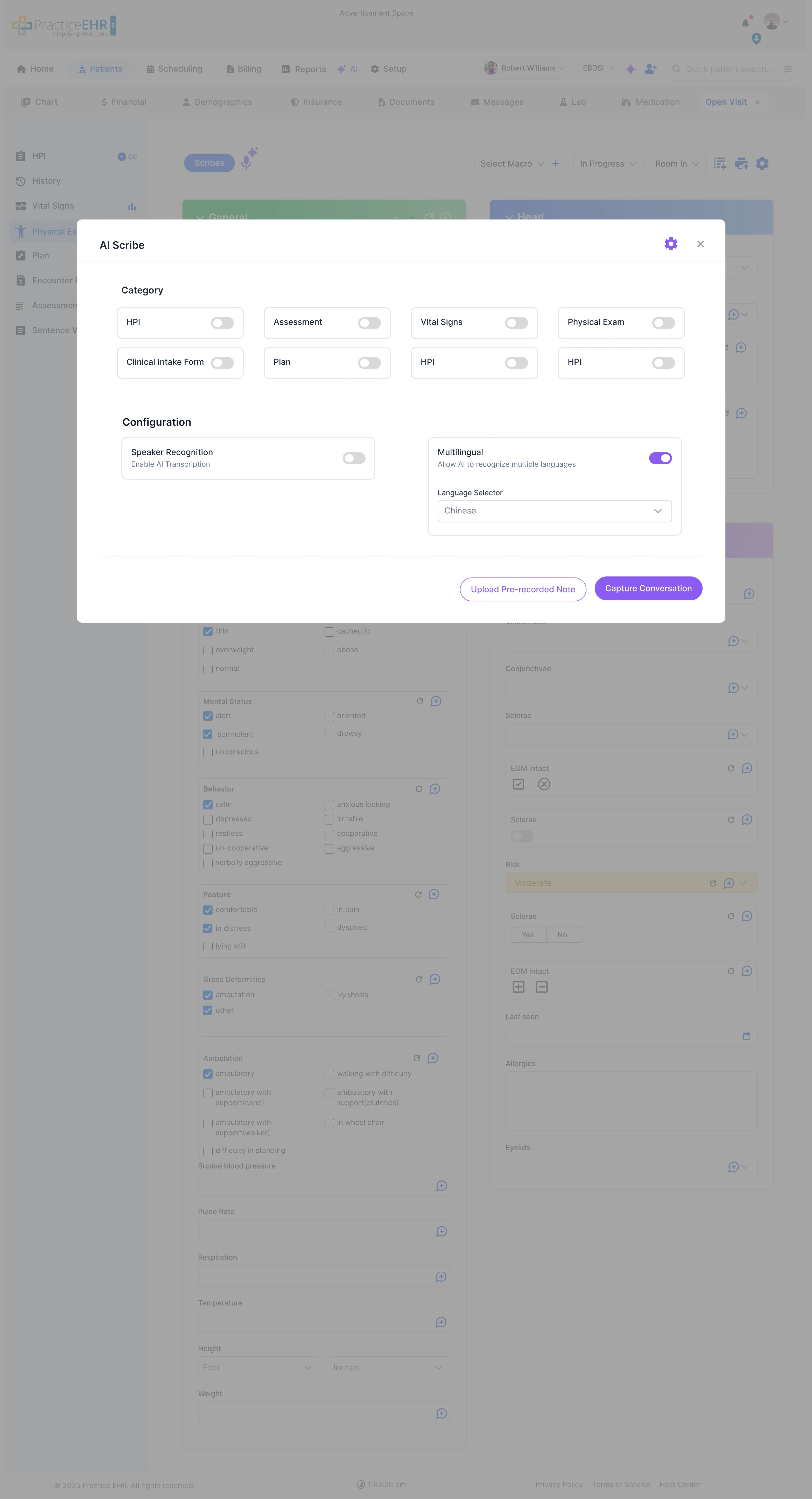 AI Scribe multilingual image