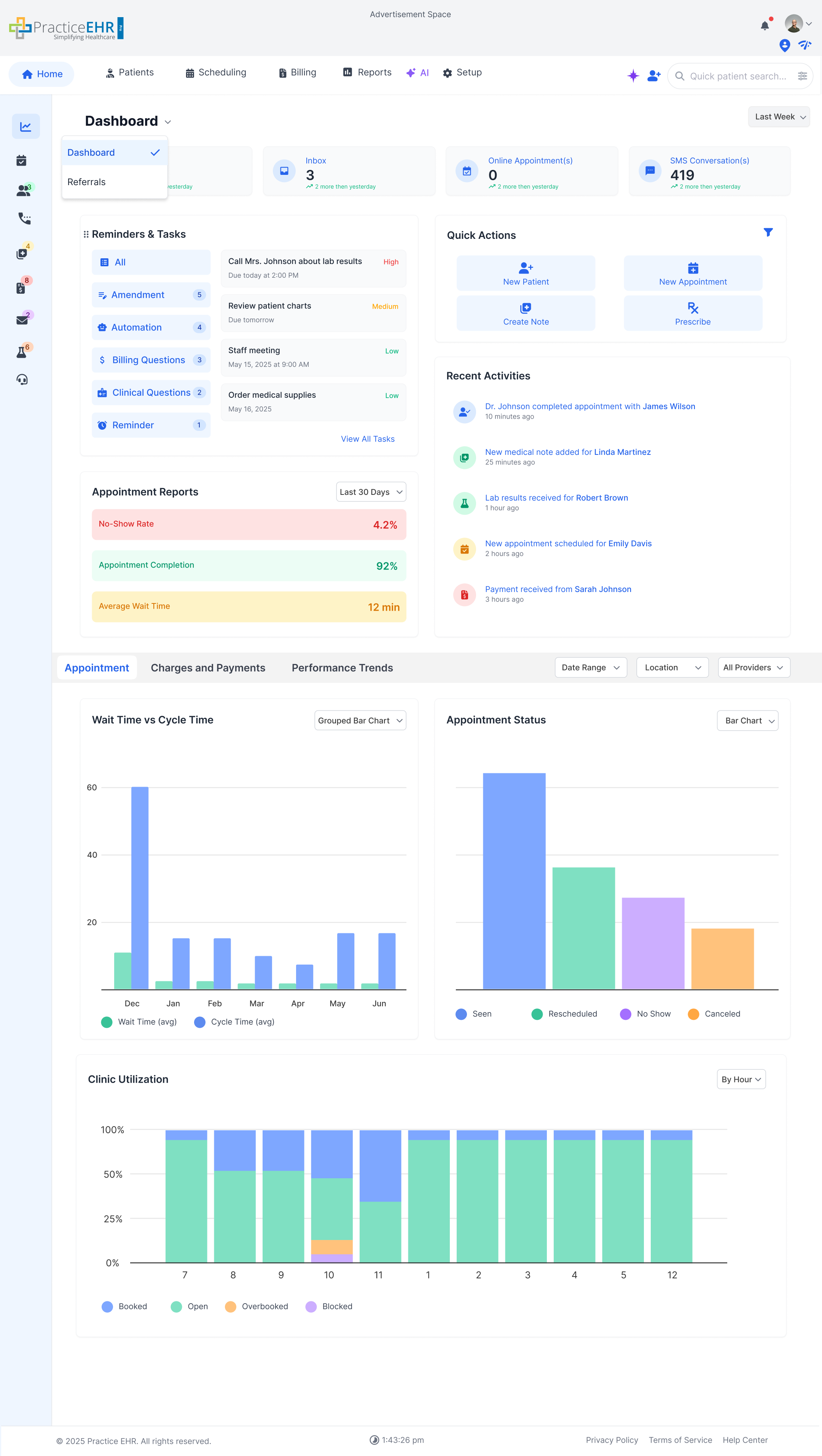 Navigation to Referrals