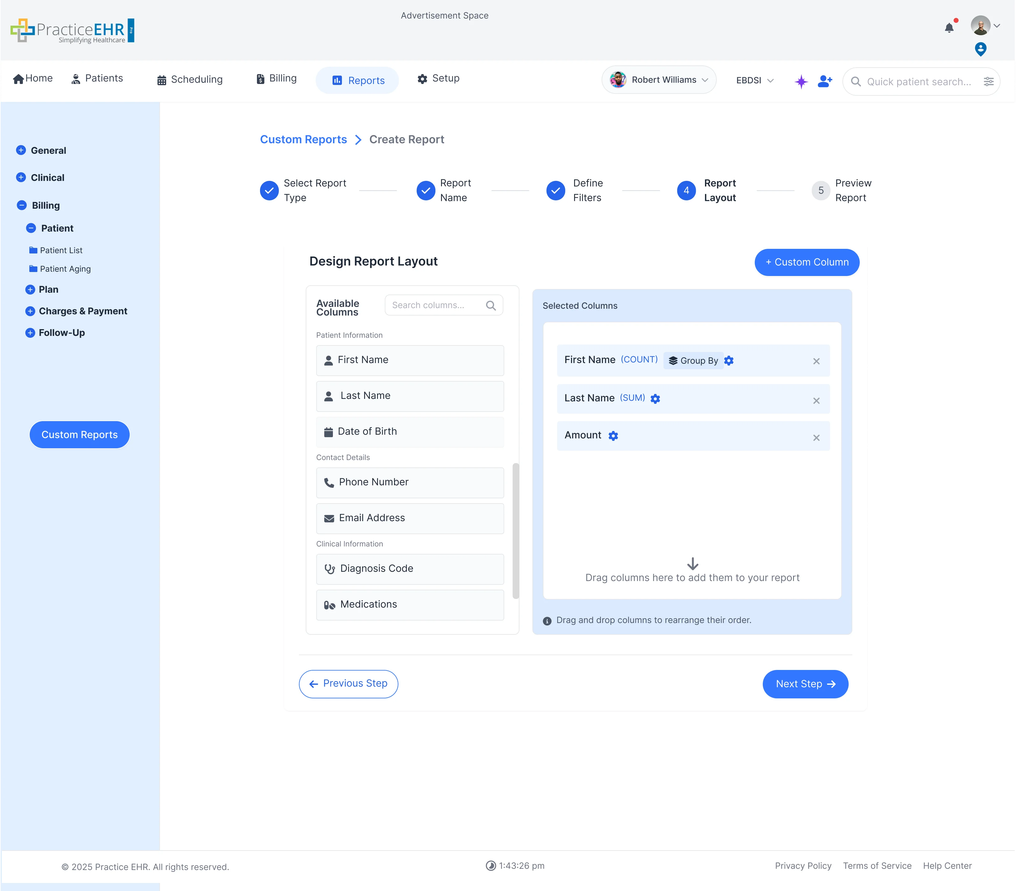 4. Design Report Layout